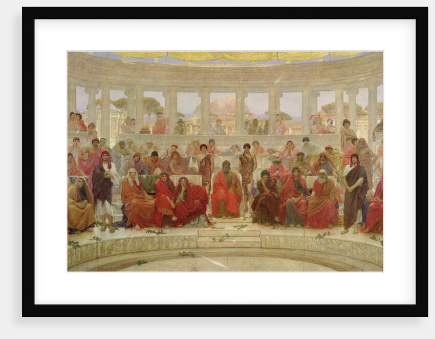 An Audience in Athens during the Representation of Agamemnon by Aeschylus, 1884 by William Blake Richmond