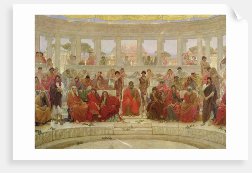 An Audience in Athens during the Representation of Agamemnon by Aeschylus, 1884 by William Blake Richmond