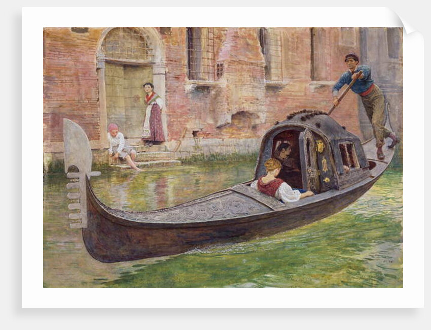 The Gondola, 1868 by Frederick Walker