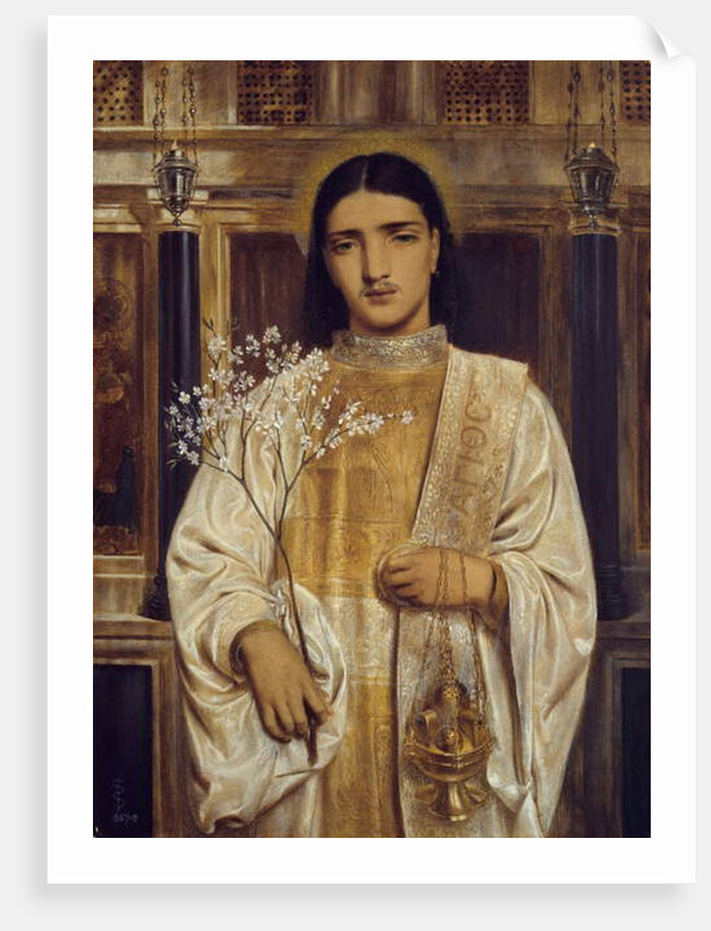 A Saint of the Eastern Church, 1867-68 by Simeon Solomon