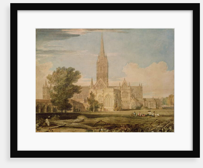 South View of Salisbury Cathedral, 1797-98 by Joseph Mallord William Turner