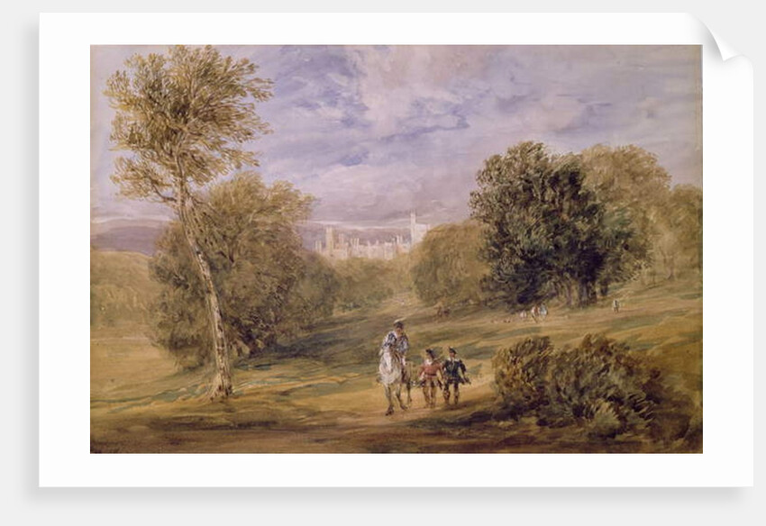 Haddon Hall from the Park, 1831 by David Cox