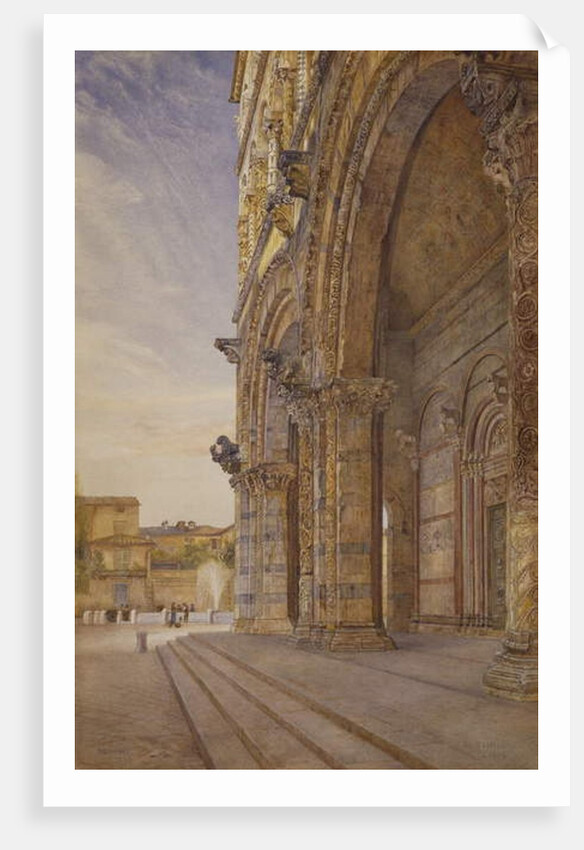 San Martino, Lucca, 1887 by Henry Roderick Newman