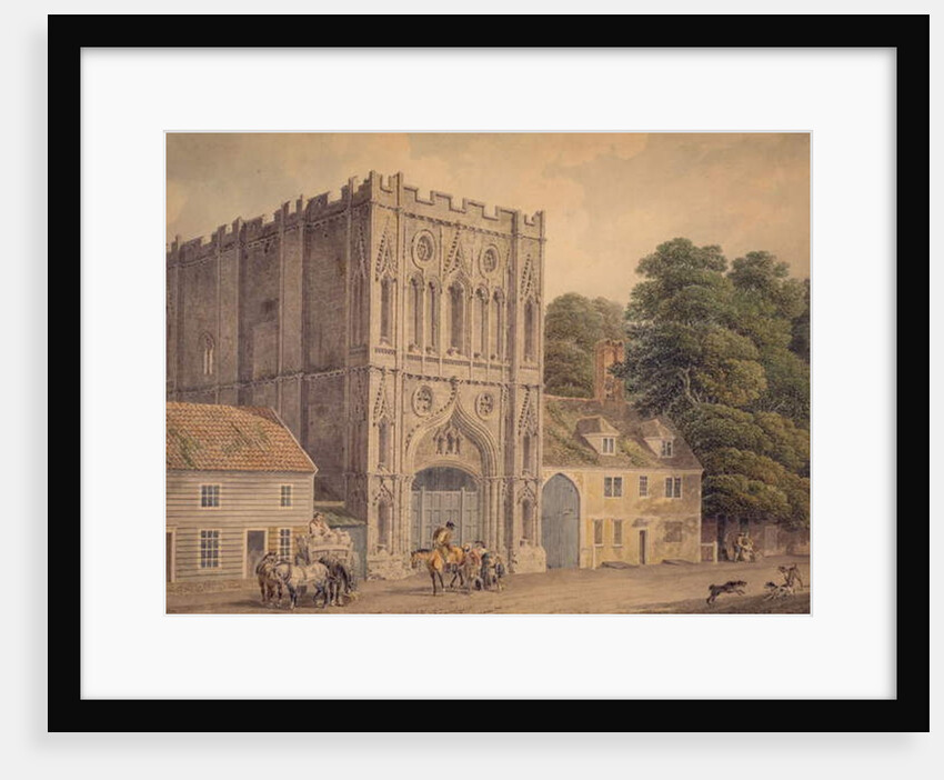 The West Front of the Abbey Gate, Bury St. Edmunds, 1788-1801 by Michael Rooker