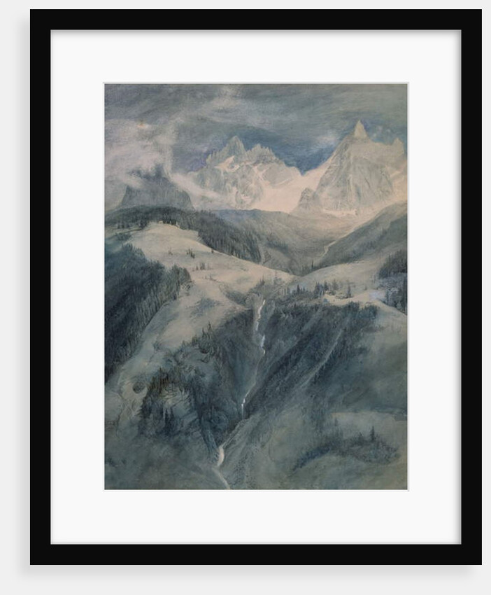 La Cascade de la Folie, Chamonix by John Ruskin