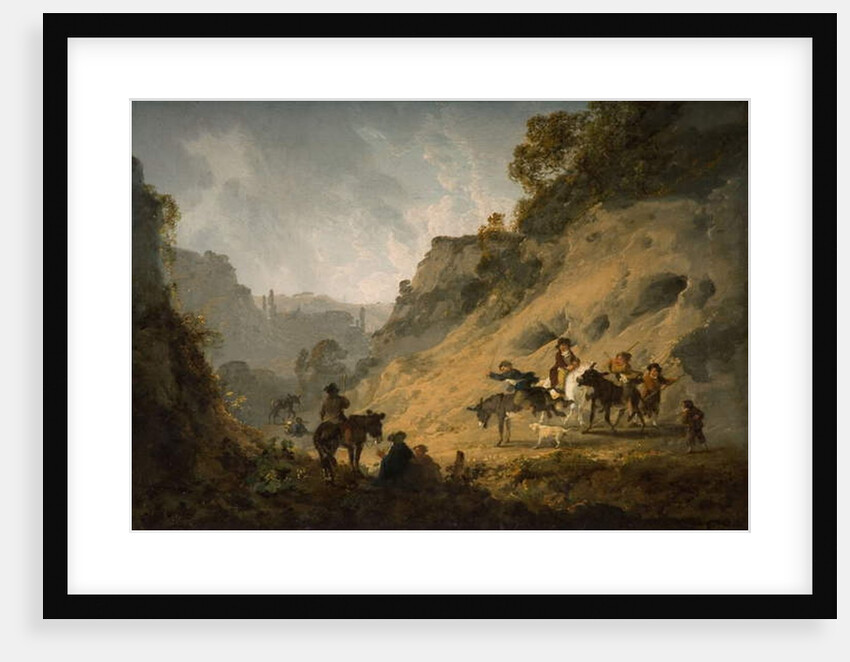 Gypsies with an Ass Race, 1792 by Julius Caesar Ibbetson