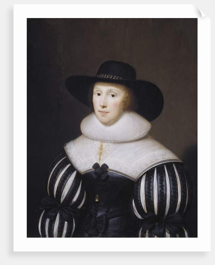 Portrait of Grace Bradbourne, Wife of Thomas Holte, 1627-1700 by Cornelius I Johnson