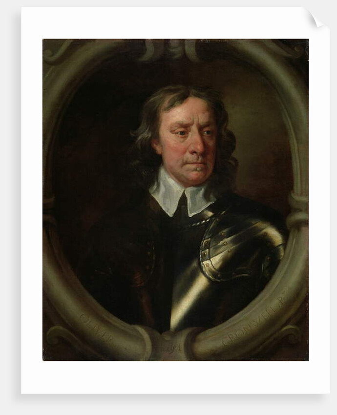 Portrait of Oliver Cromwell, 1653-54 by Peter Lely