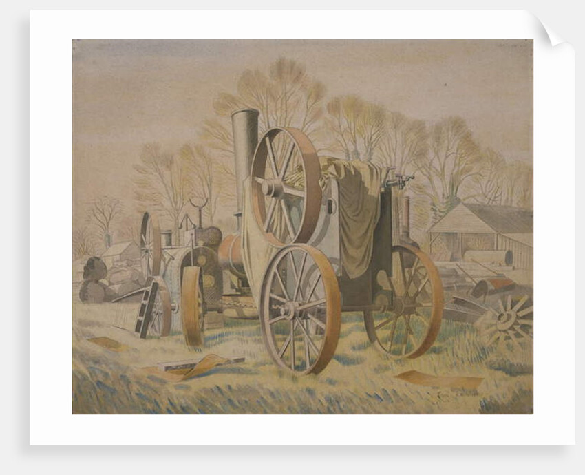 The Tractor, 1933 by Eric Ravilious