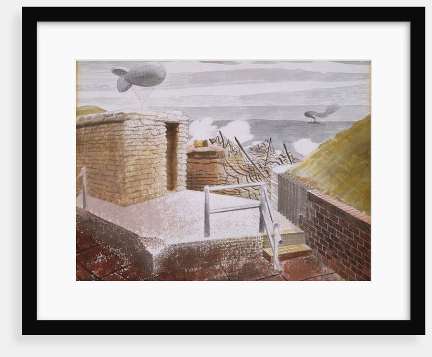 Coastal Defences, October 1941 by Eric Ravilious