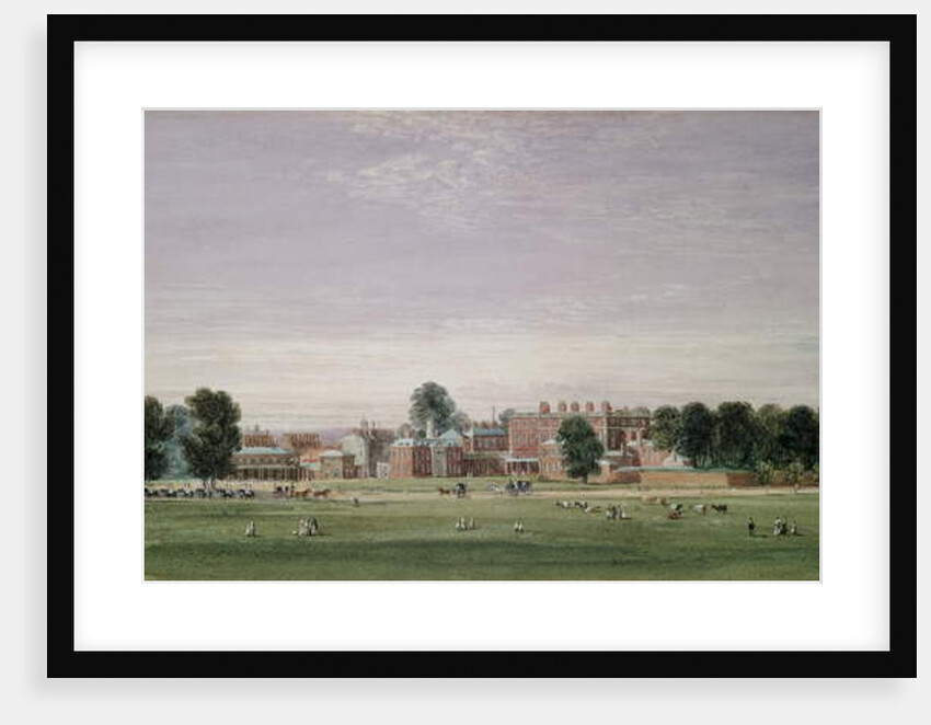Buckingham House from the Green Park, 1825 by David Cox