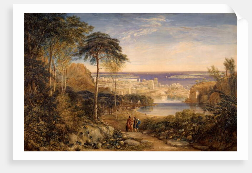 Carthage: Aeneas and Achates, 1825 by David Cox