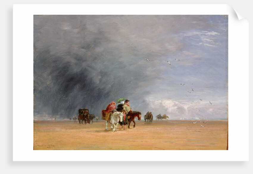 Crossing the Sands, 1848 by David Cox