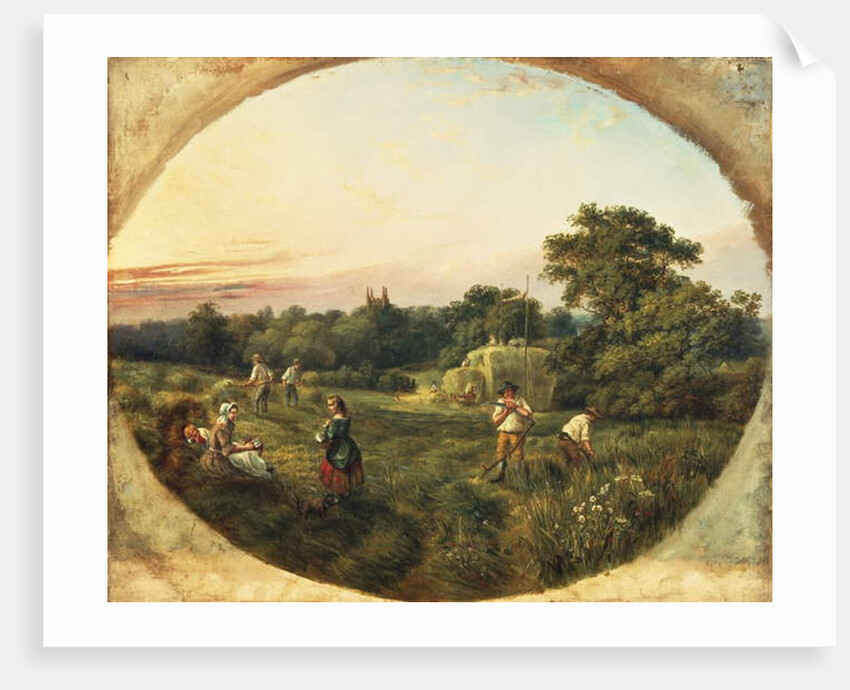 Haymaking in Matthew's Field, Handsworth, 1859 by William Ellis