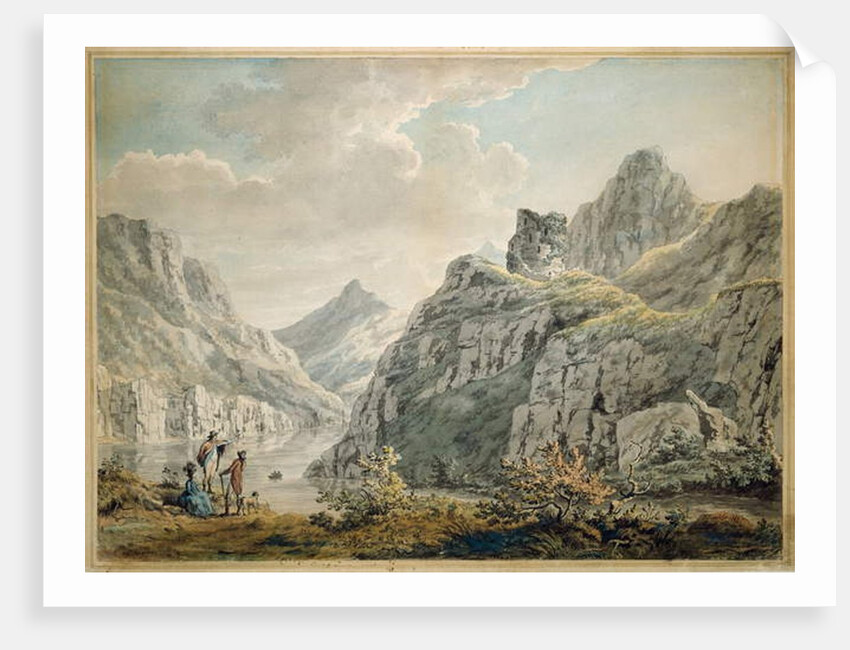 Dolbardarn Castle and Llanberris Lake, 1764 by Paul Sandby