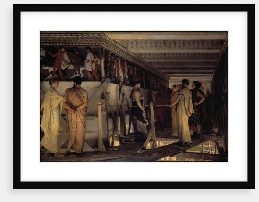 Pheidias and the Frieze of the Parthenon, 1868 by Lawrence Alma-Tadema