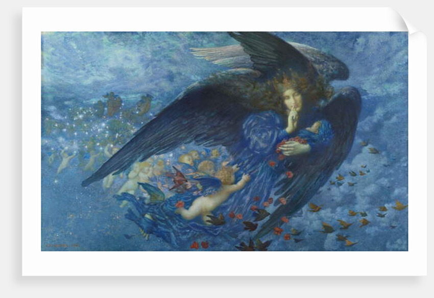 Night with her Train of Stars, 1912 by Edward Robert Hughes