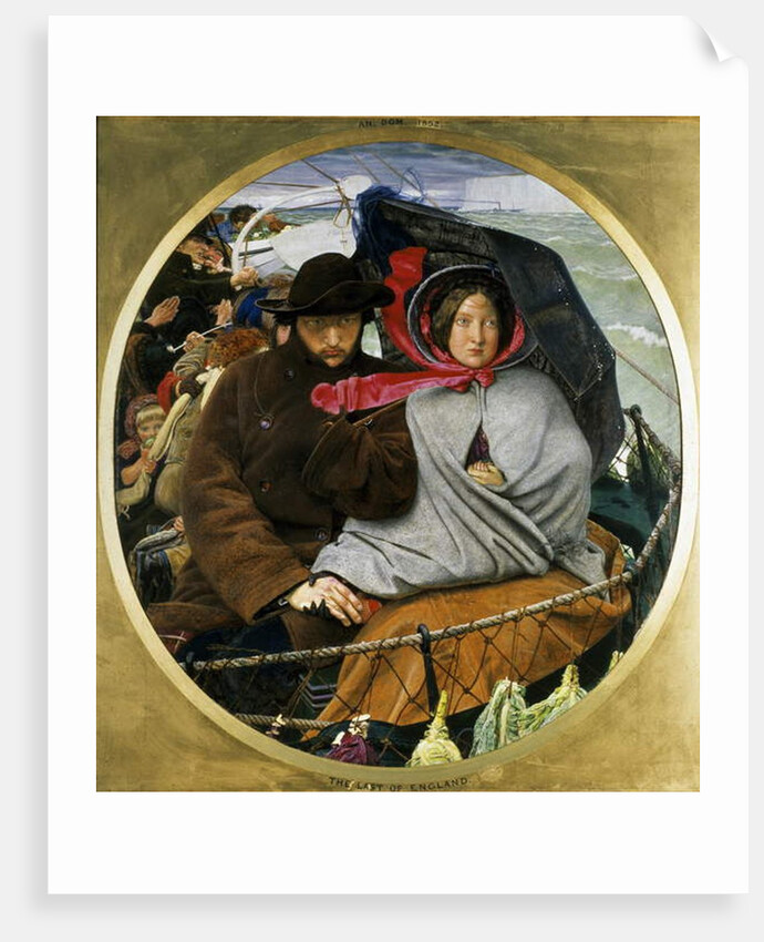 The Last of England, 1852-55 by Ford Madox Brown