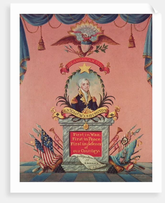 In Praise of George Washington by American School