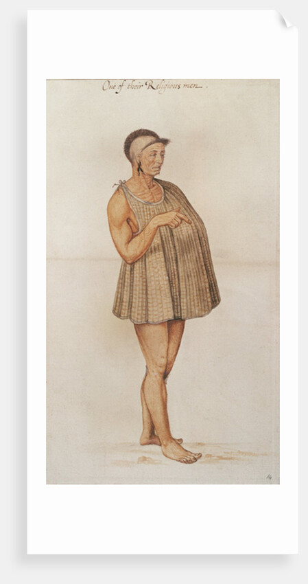 Religious Man of Pomeiooc by John White