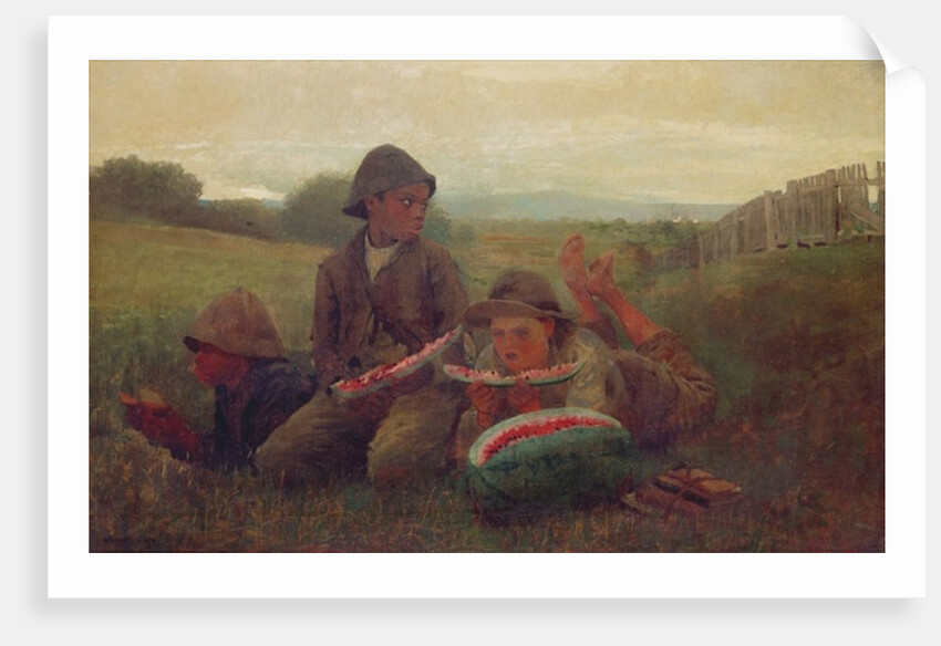The Watermelon Boys, 1876 by Winslow Homer