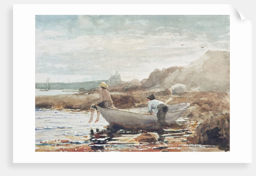 Boys on the Beach by Winslow Homer
