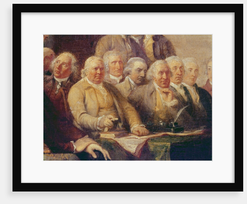 Drafting the Declaration of Independence, 28th June 1776, c.1817 by John Trumbull