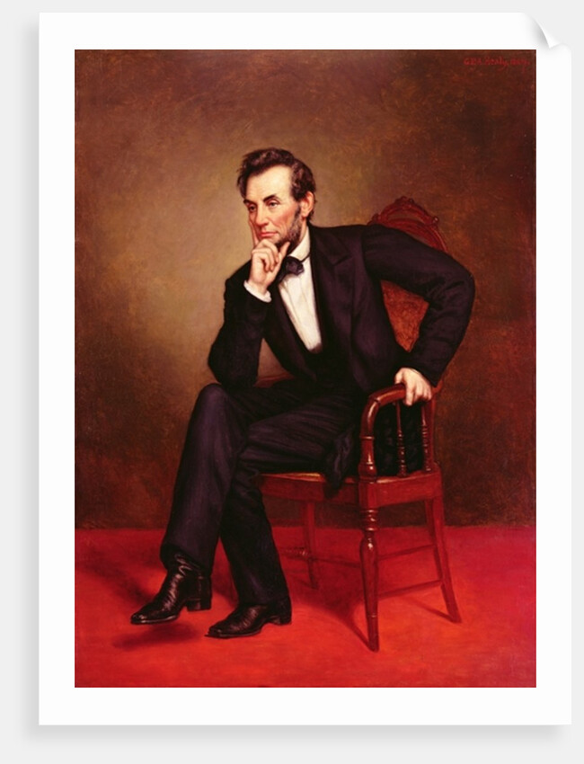 Portrait of Abraham Lincoln by George Peter Alexander Healy