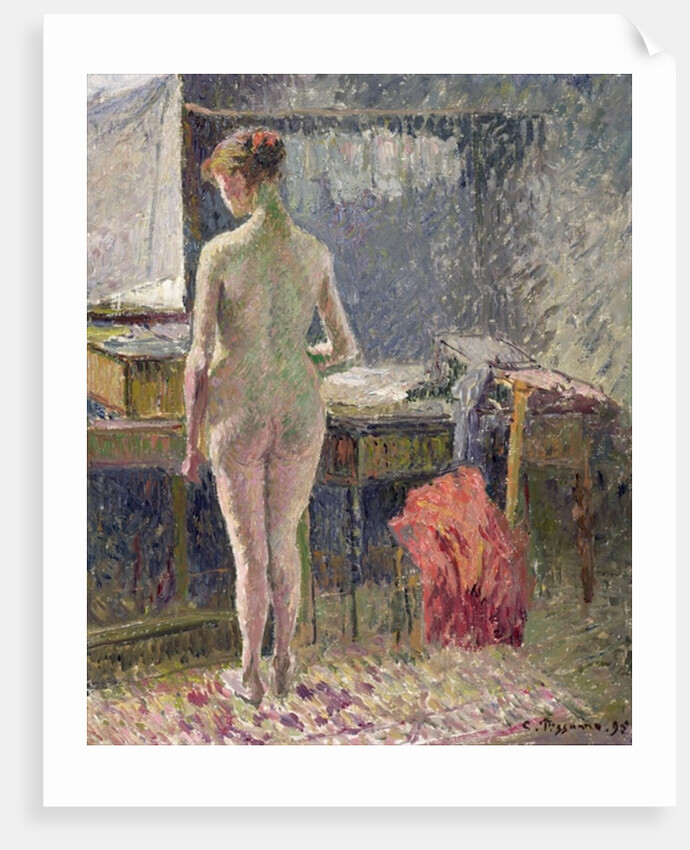 Female Nude seen from the Back, 1895 by Camille Pissarro