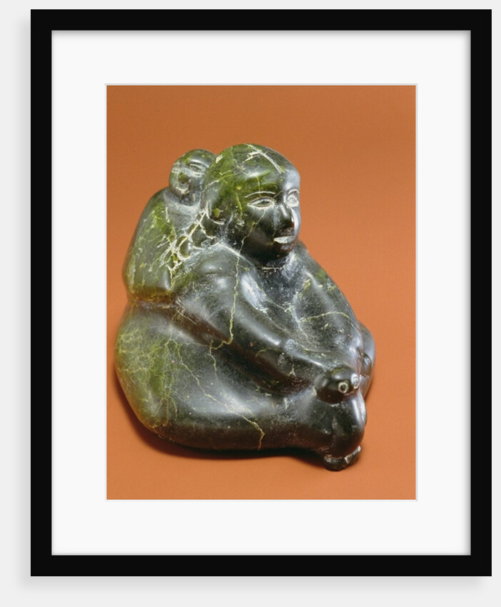 Mother and Child by School Inuit
