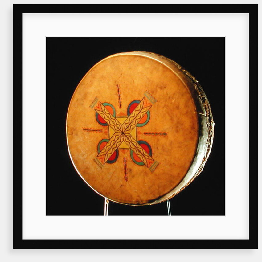 Osage drum by School American