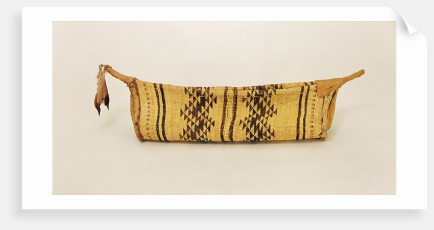 Hupa jump dance basket, from North Carolina by School American