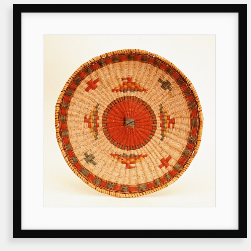 Eastern Woodlands serving basket by American School