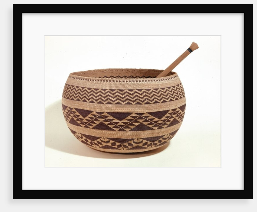 South Western Native American cooking basket by American School