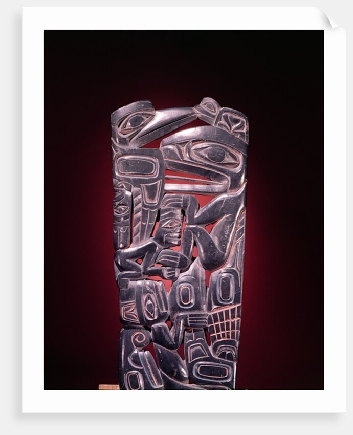 Haida Raven totem by School Canadian
