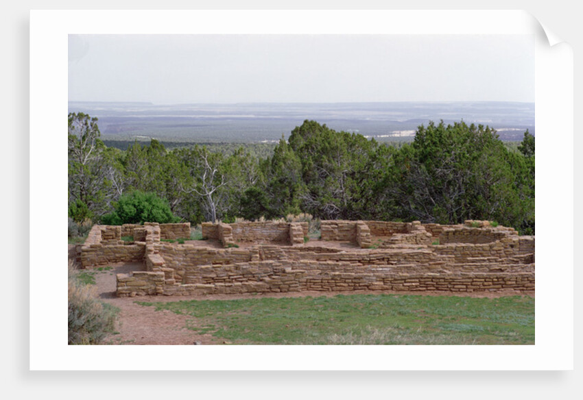 Remains of Pueblo Indian dwellings, built 11th-14th century by Anonymous