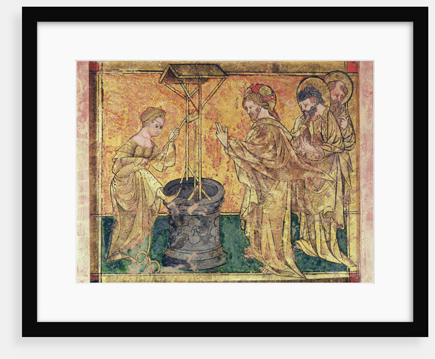 Christ and the Woman of Samaria at the Well by German School