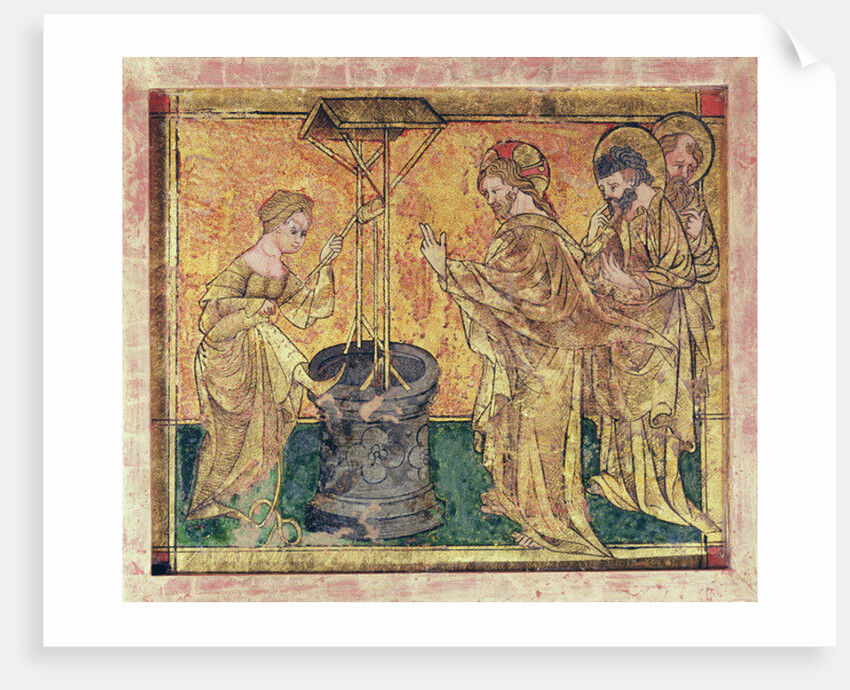 Christ and the Woman of Samaria at the Well by German School