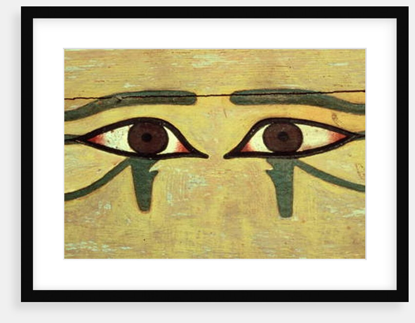 Udjat Eyes on a Coffin, Middle Kingdom by Egyptian 12th Dynasty