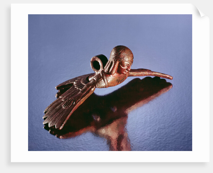 Cauldron handle, bird with the torso of a woman by Scythian Scythian