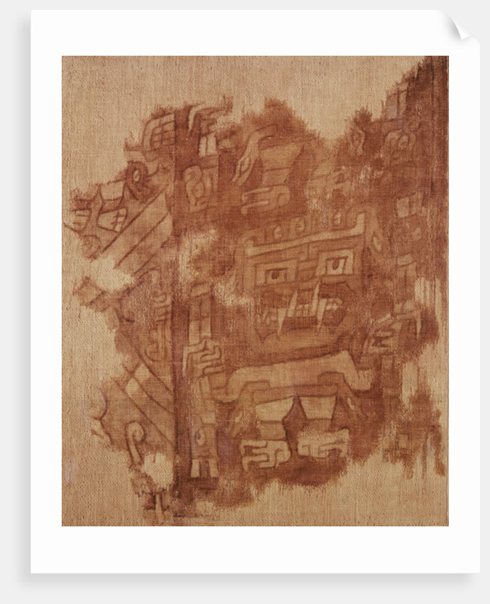 Wool fragment with god figures, Nazca Culture by Culture Nazca