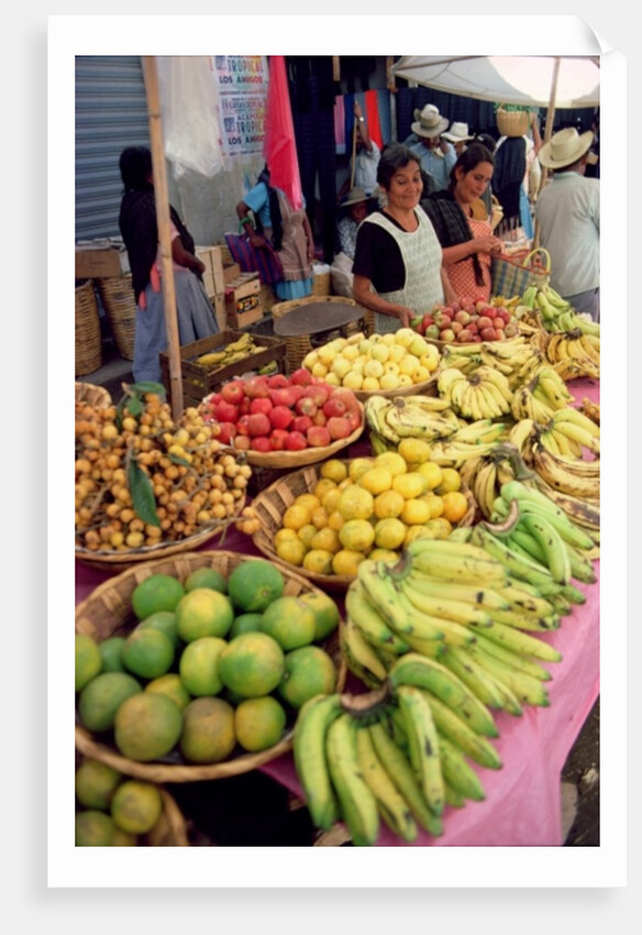 Fruit and vegetable stall by Anonymous