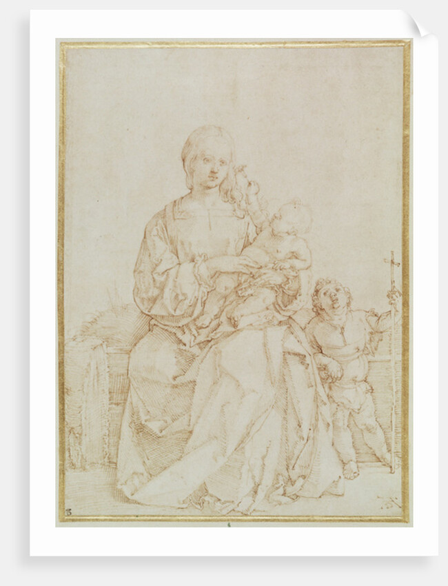 Virgin and Child with infant St John, c.1518 by Albrecht Dürer