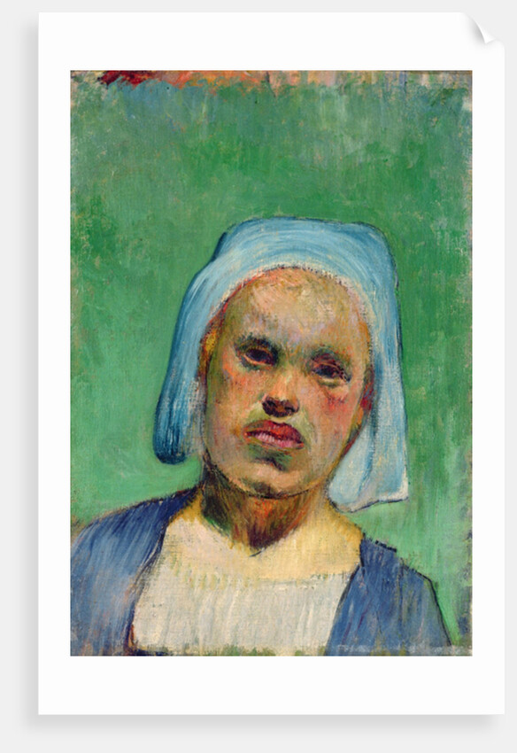 Head of a Breton by Paul Gauguin