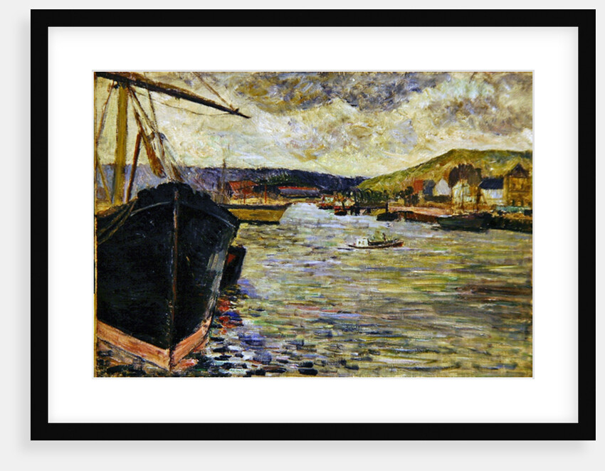 Port at Rouen by Paul Gauguin