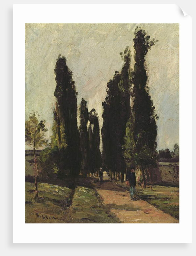 Road to Corot's Studio by Camille Pissarro