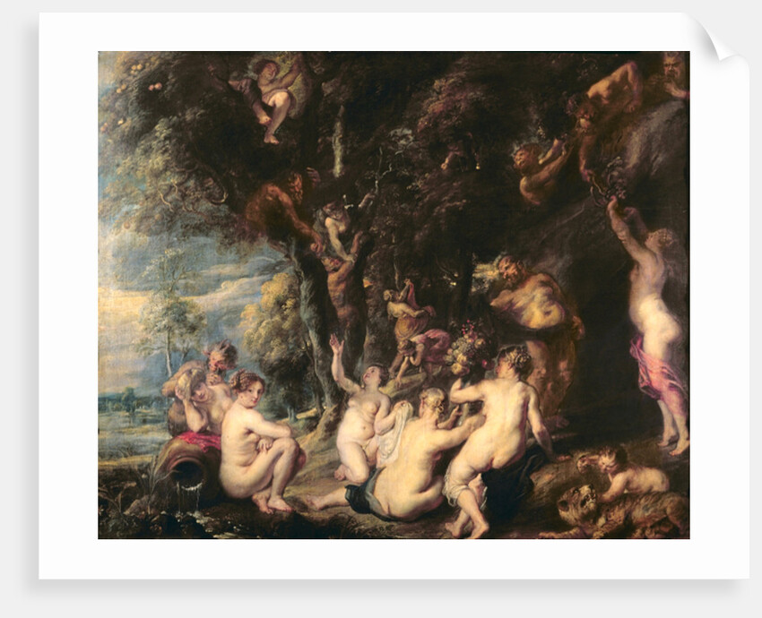 Nymphs and Satyrs, c.1635 by Peter Paul Rubens