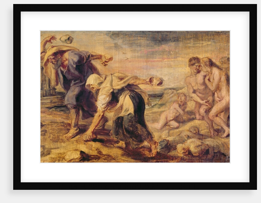 Deucalion and Pyrrha Repeople the World by Throwing Stones Behind Them, c.1636 by Peter Paul Rubens