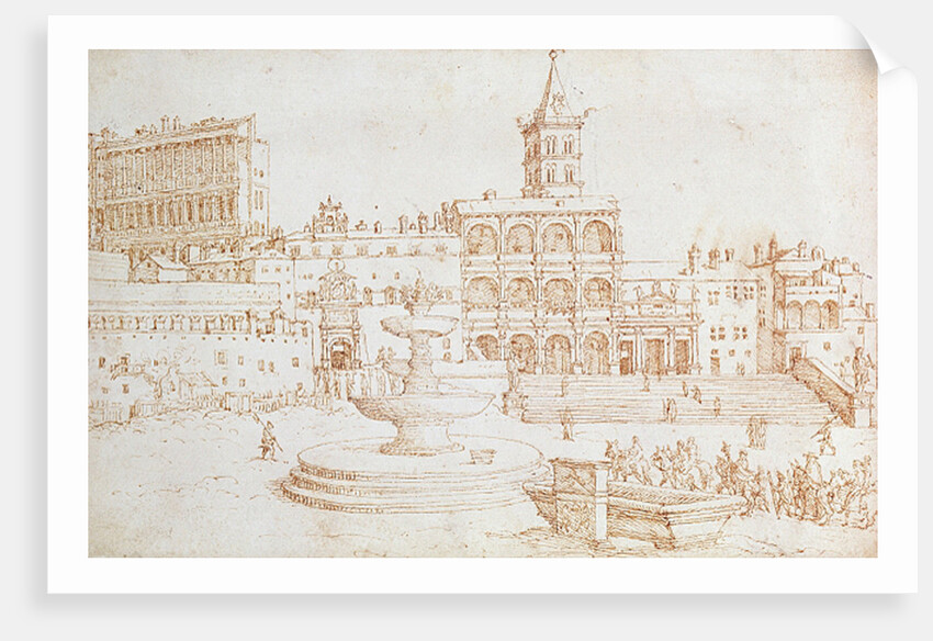 Old St. Peter's by Maerten van Heemskerck