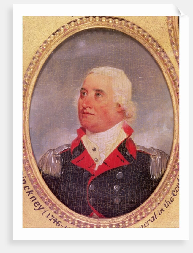 Portrait of Major General Charles C. Pinckney by American School